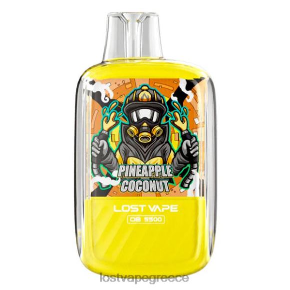ανανά καρύδα Lost Vape Athens - Lost Vape Orion ob5500 5500 ρουφηξιές 14ml 50mg μιας χρήσης LNN4H104