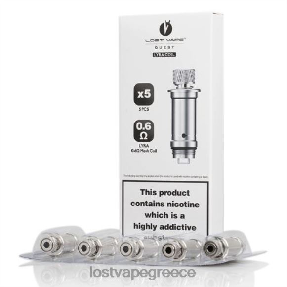 διχτυωτό πηνίο 0,6ohm Lost Vape review Greece - Lost Vape Lyra ανταλλακτικά πηνία (5-συσκευασία) LNN4H391