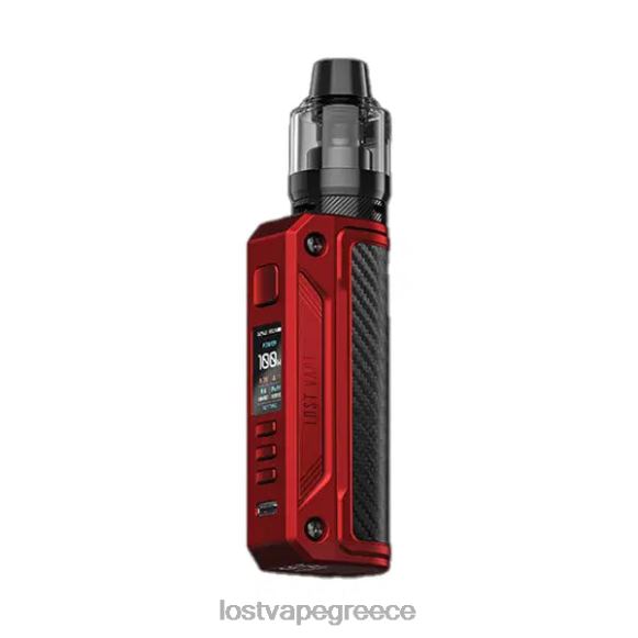 ματ κόκκινο/ανθρακόνημα Lost Vape amazon Greece - Lost Vape Thelema σόλο κιτ 100w LNN4H172