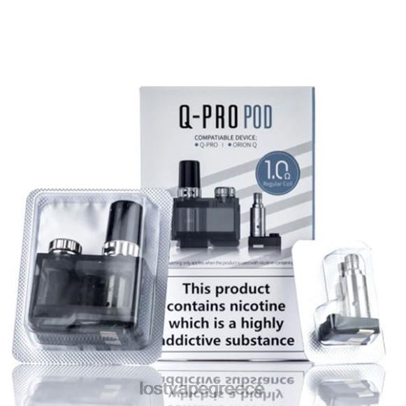 Πηνία 1.ohm Lost Vape price Greece - Lost Vape Orion q-pro σετ pod | 1 λοβό + 2 πηνία LNN4H405