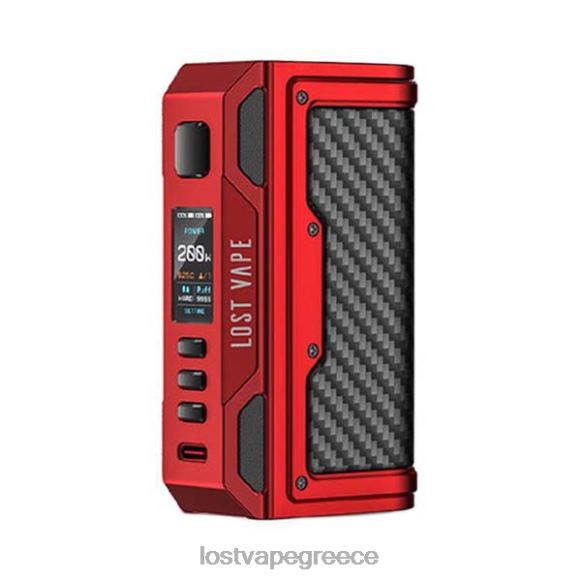 ματ κόκκινο/ανθρακόνημα Lost Vape orion - Lost Vape Thelema quest 200w mod LNN4H178